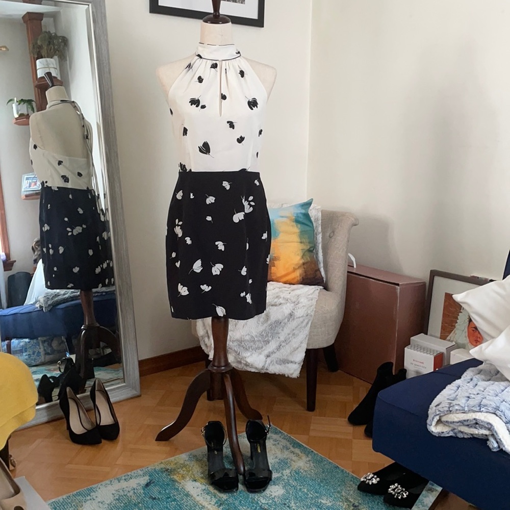 Intermix Grace Halter Dress Sz Sm